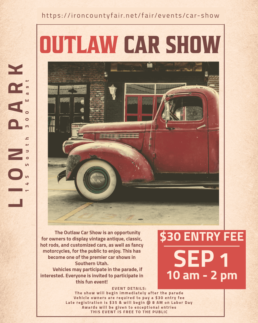 Car Show Flyer - Click to download