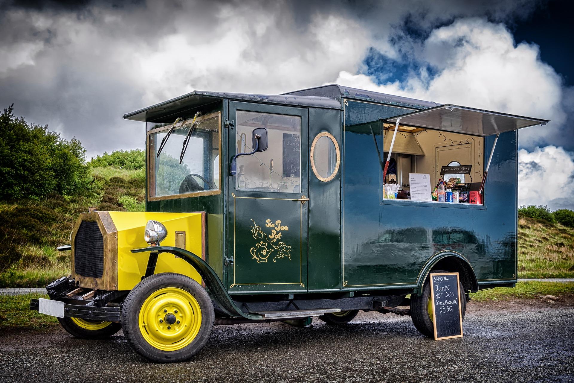 Antique food truck